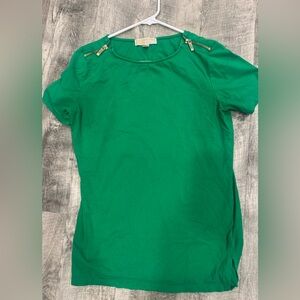 Michael Kors Women’s Top with Zipper Accents